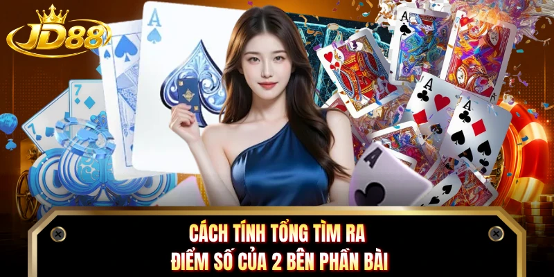 Cách tính tổng tìm ra điểm số của 2 bên phần bài